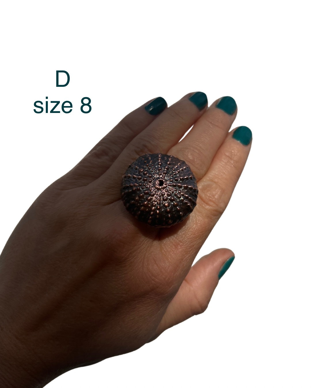 Sea Urchin Rings - Silver and Copper