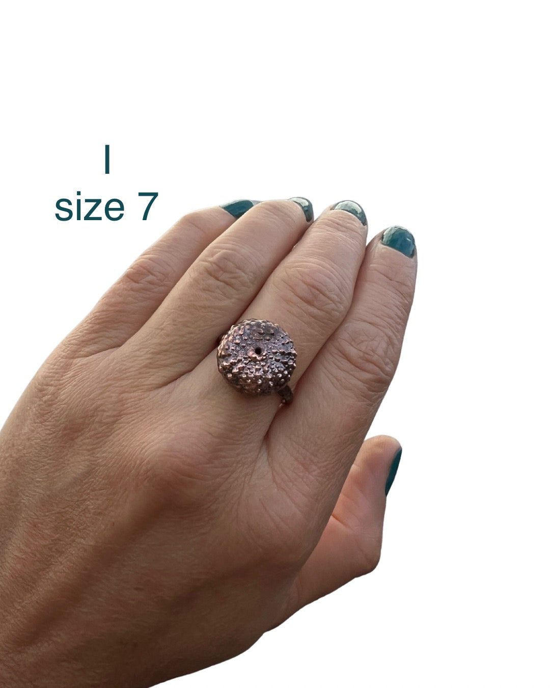 Sea Urchin Rings - Silver and Copper