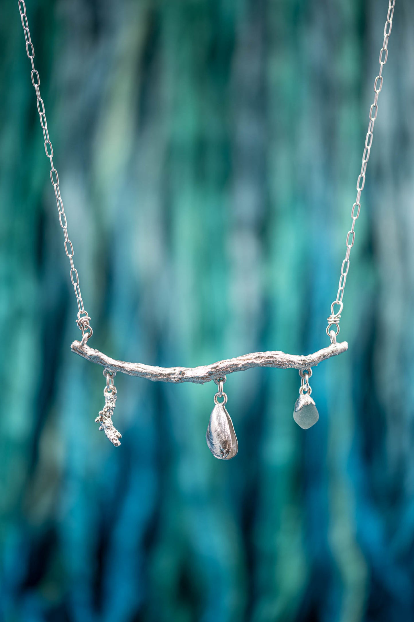 beachcomber necklace silver