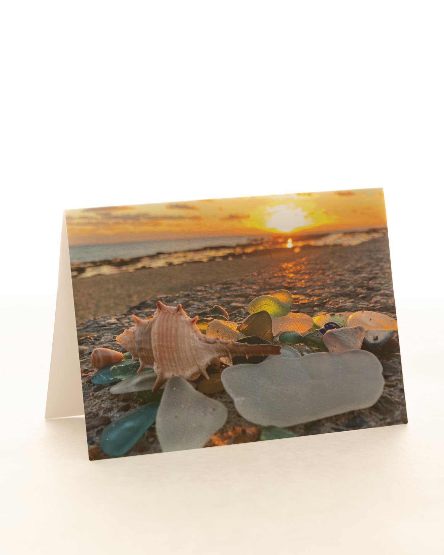 Blank Notecards with Sea Glass Photos