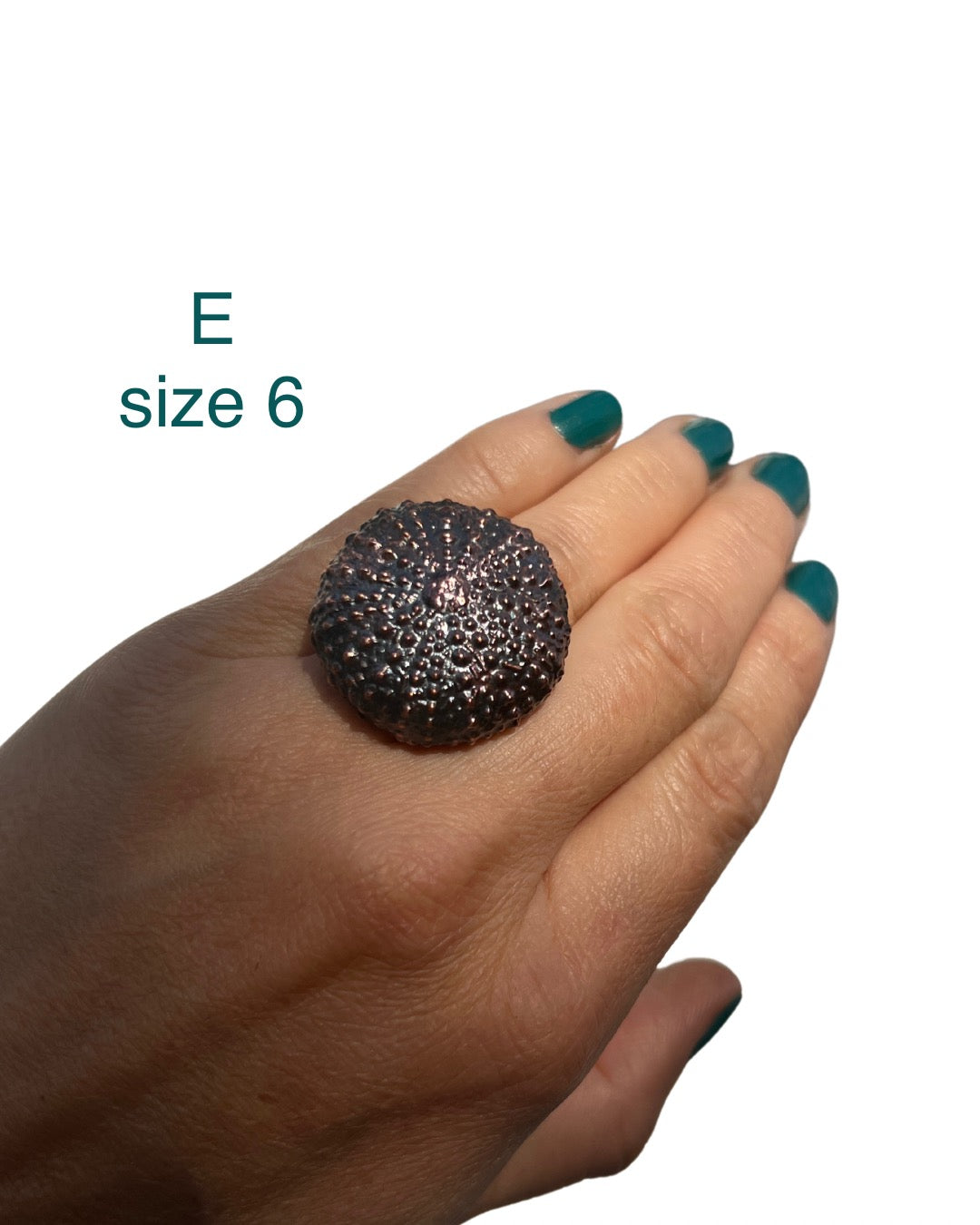 Sea Urchin Rings - Silver and Copper