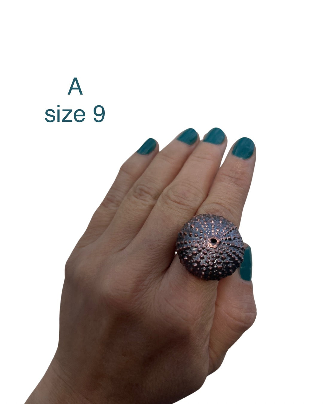 Sea Urchin Rings - Silver and Copper