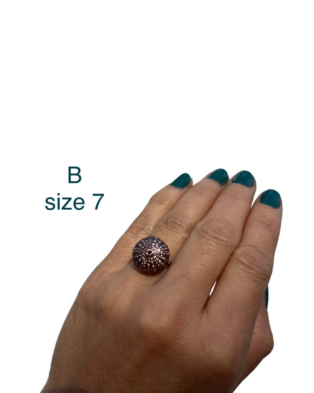 Sea Urchin Rings - Silver and Copper