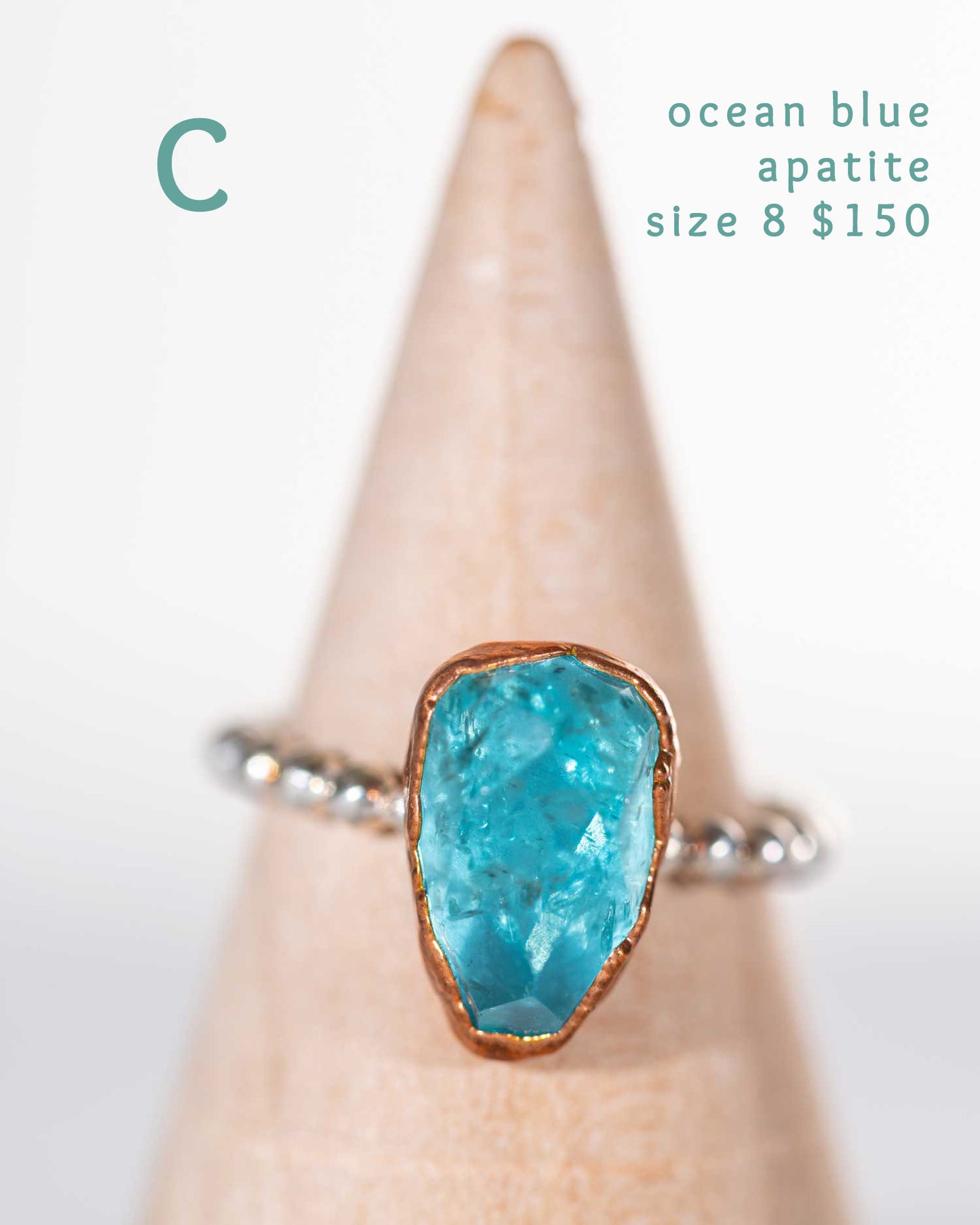 Super Sparkly Copper & Silver Stacking Rings with Gemstones