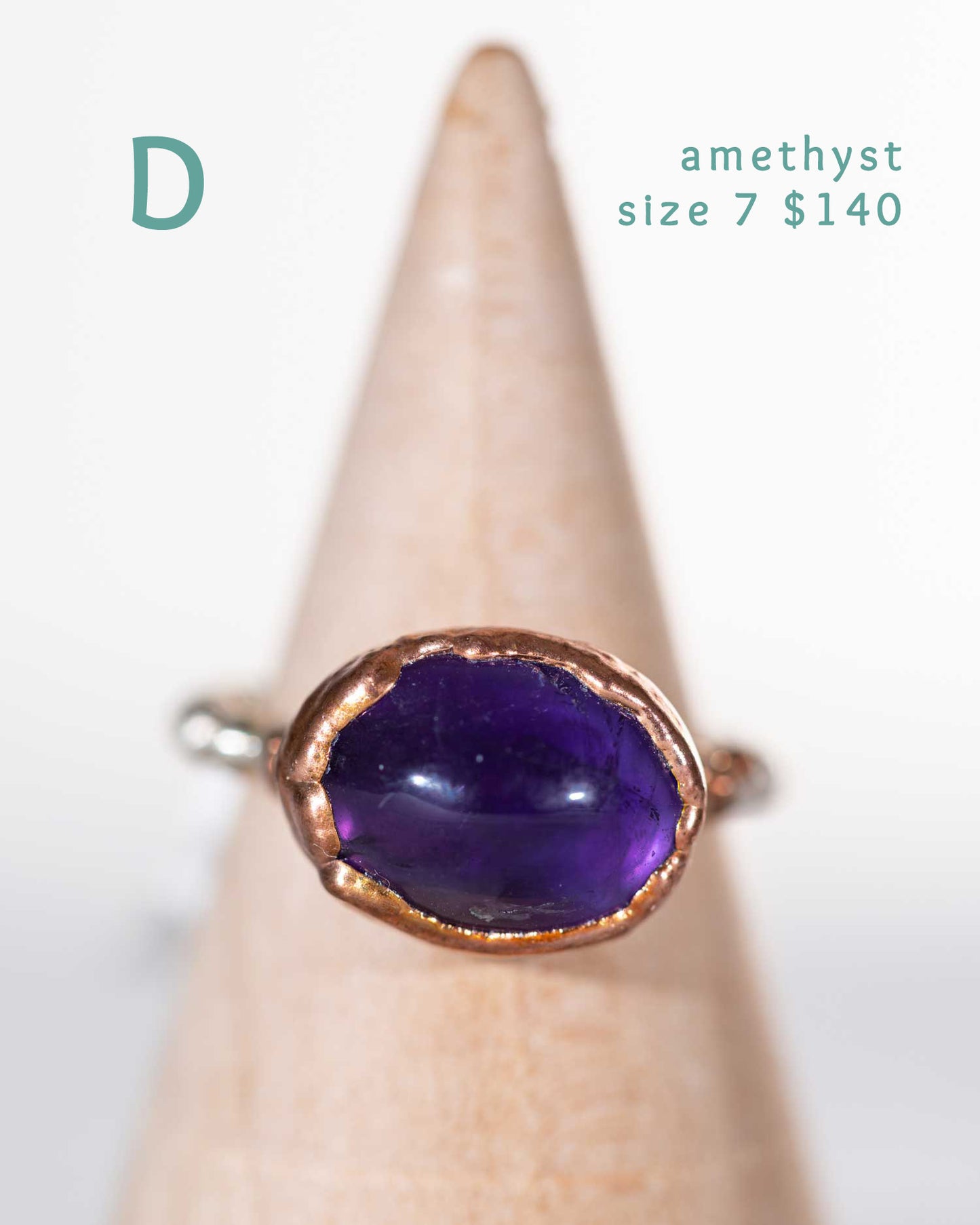 Super Sparkly Copper & Silver Stacking Rings with Gemstones