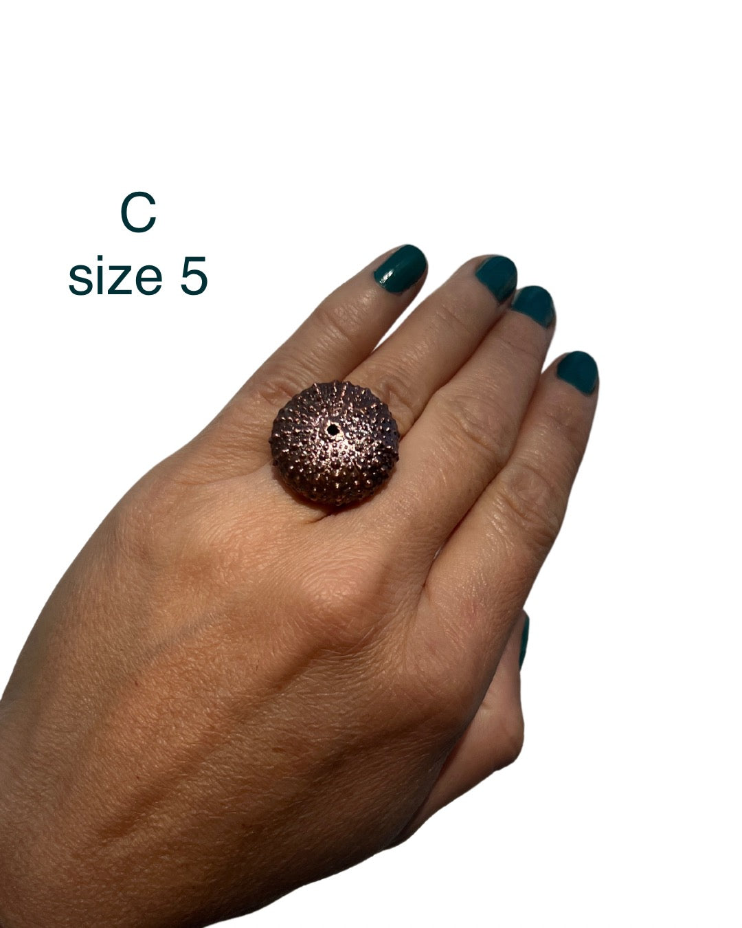 Sea Urchin Rings - Silver and Copper