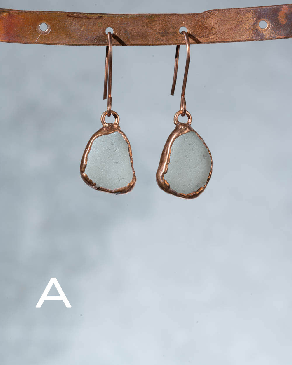 Sea Glass Dangle Earrings