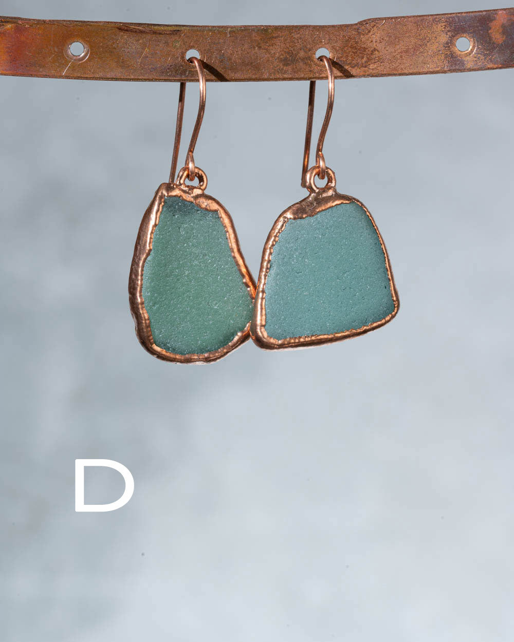 Sea Glass Dangle Earrings