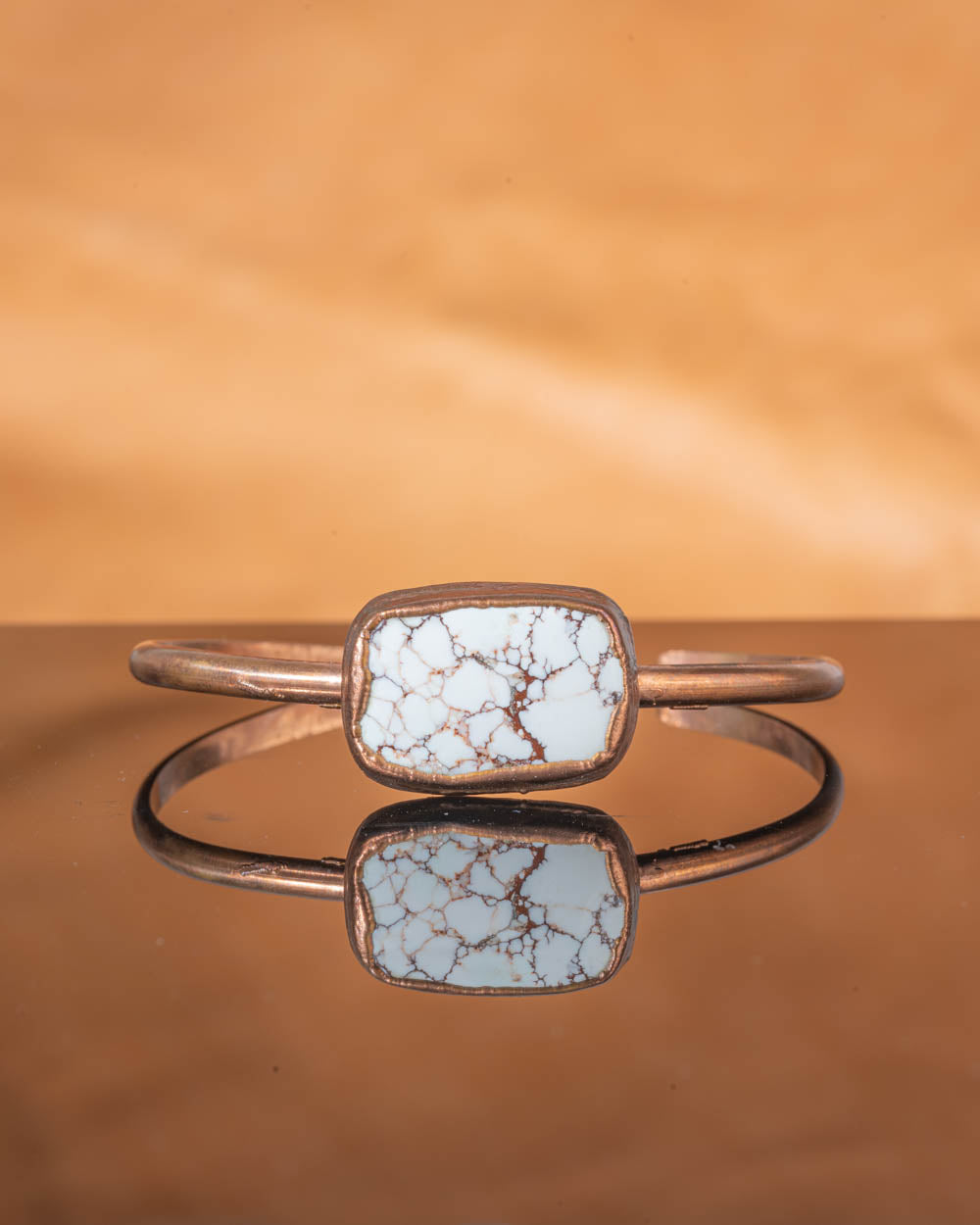 Wild Horse Magnesite Cuff Bracelet in Copper