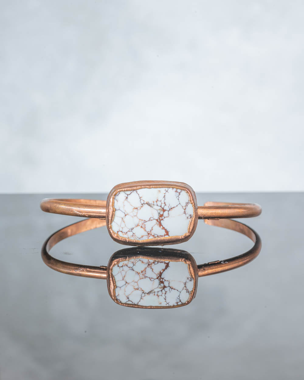 Wild Horse Magnesite Cuff Bracelet in Copper