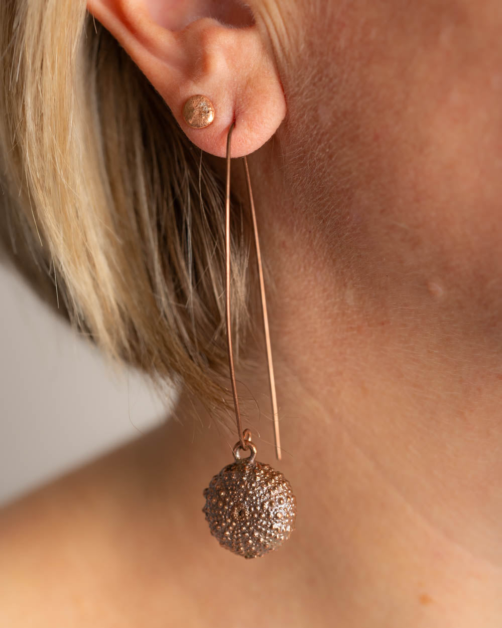 Sea Urchin Dangle Earrings