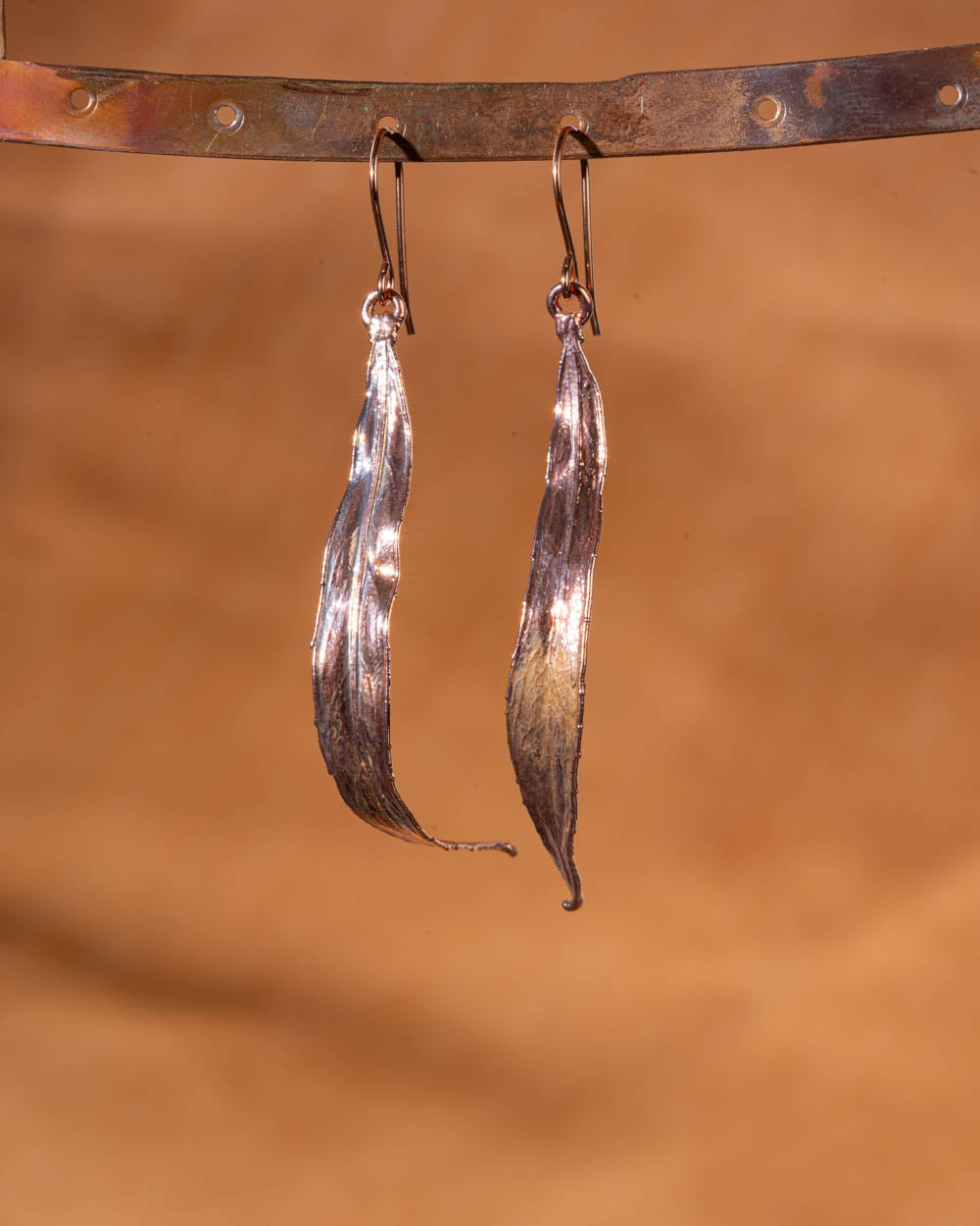 Long Willow Leaf Earrings