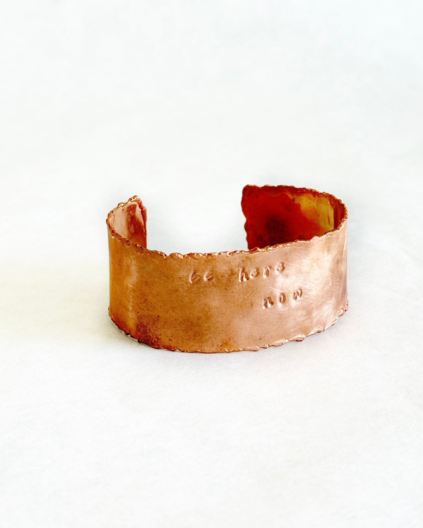 Inspirational Copper Cuff
