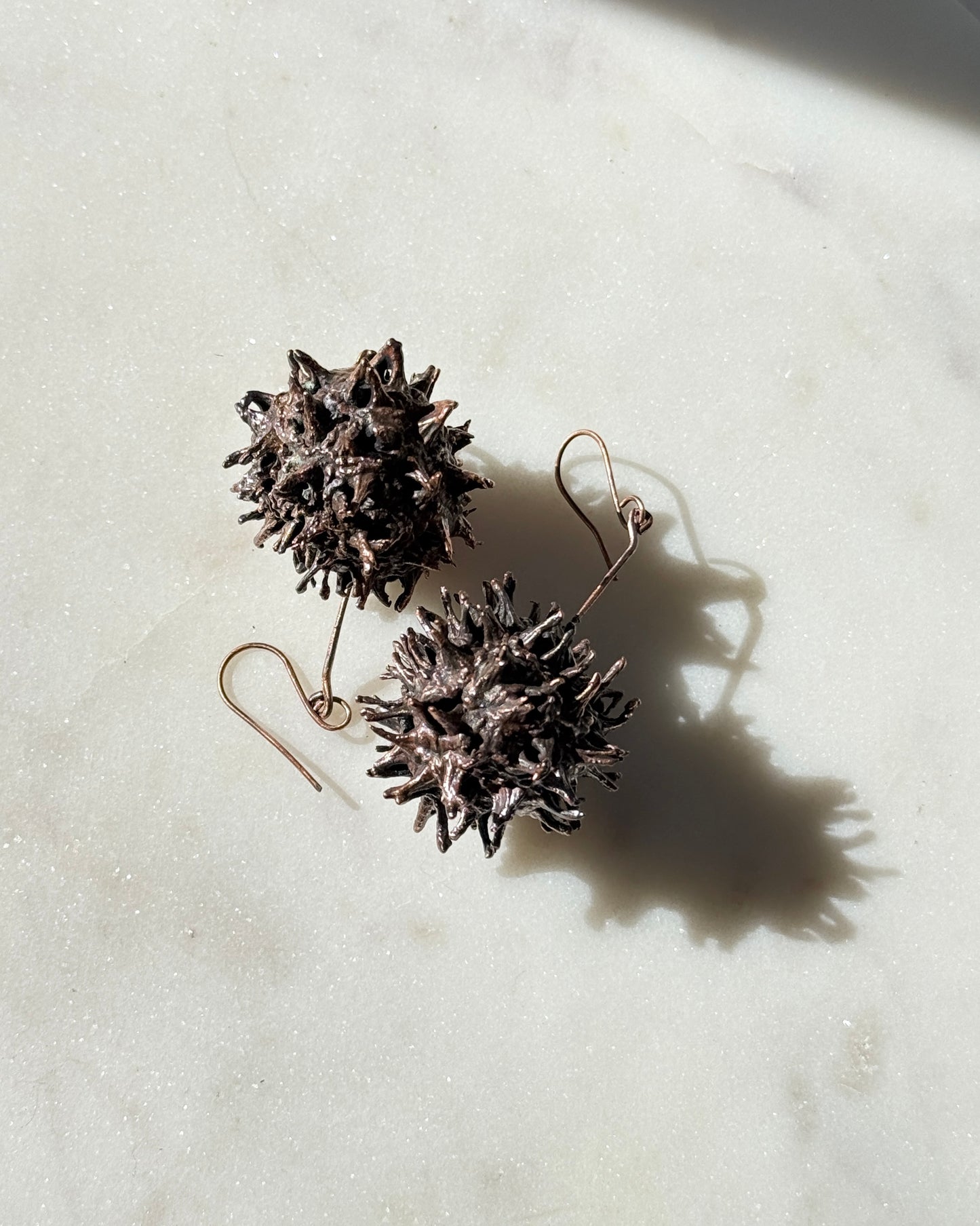 Sweet Gum Seed Pod Earrings