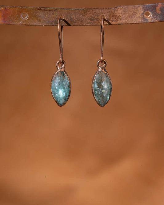 Mint Green Kyanite Earrings