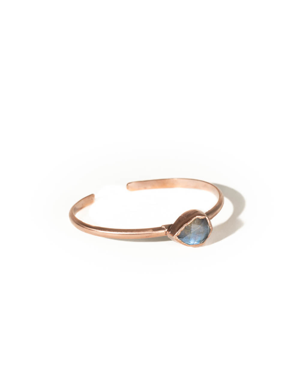 Labradorite Copper Cuff Bracelet