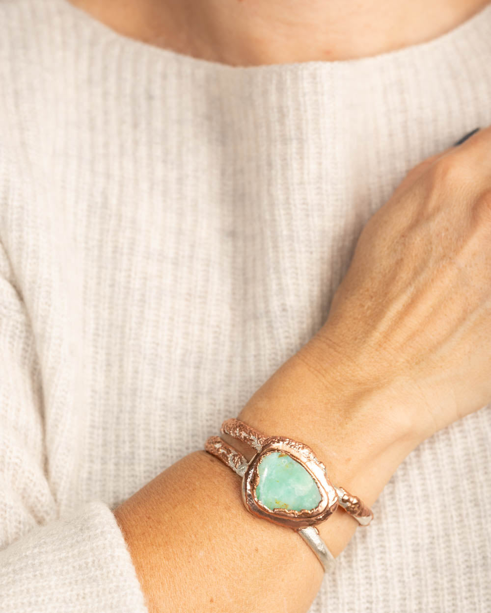 Peruvian Opal Cuff